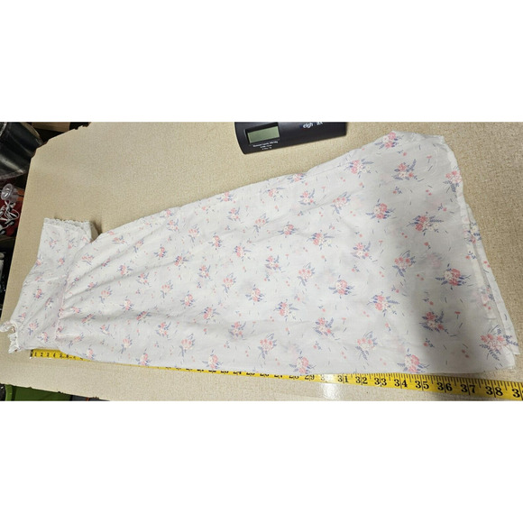 Vtg Ballet Floral House Dress Sz Medium Small Print Cottagecore Coquette - Picture 7 of 9